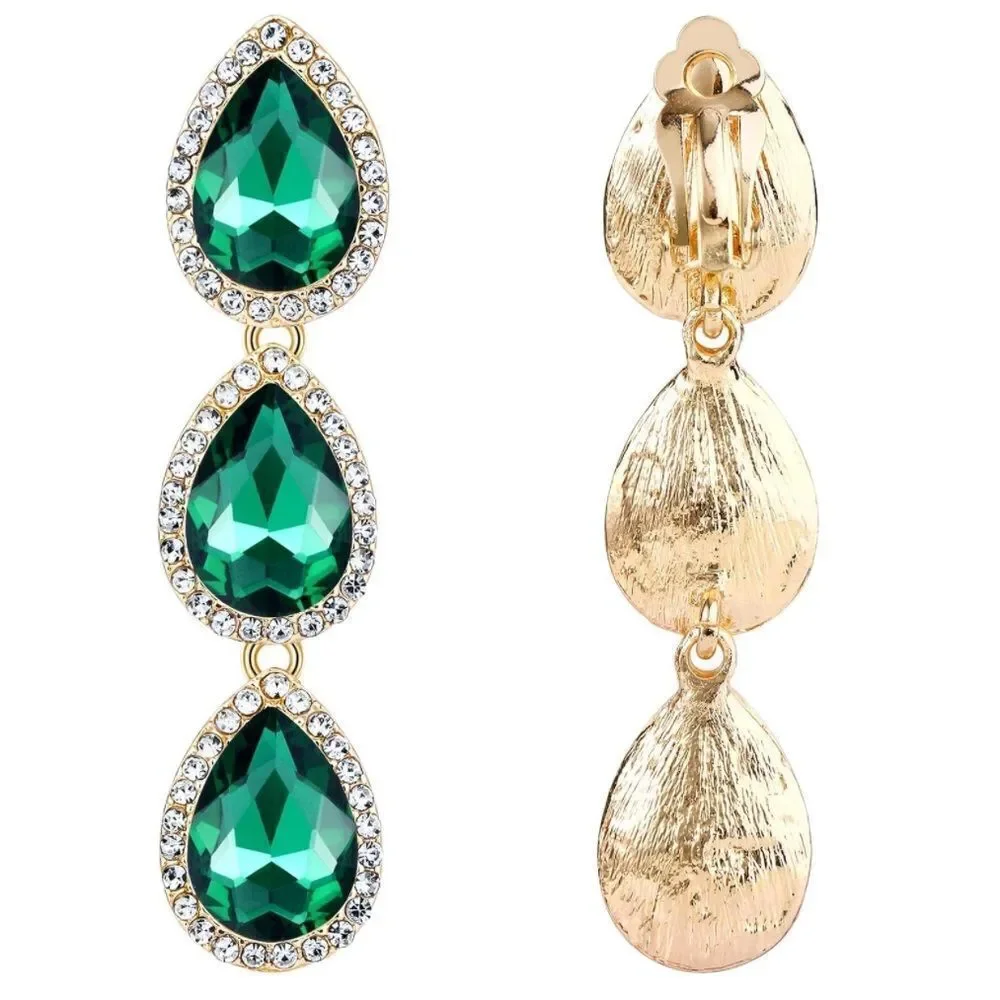 BijouStudios Clip On Earrings yellow gold